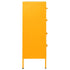 Lady Jillian -  Chest of Drawers Mustard Yellow 80x35x101,5 cm Steel